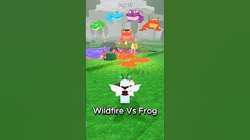 Frogs Vs Wildfire 🐸 99 nights in the forest #99nightsintheforest #99nights #roblox