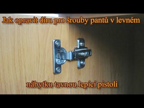 Video: 5 způsobů, jak upevnit otvory pro šrouby v dřevotřískové desce