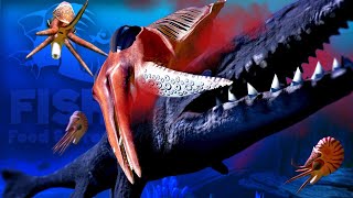Feed and Grow Fish - GIANT Cuttlefish Battles The MOSA! NEW Chambered Nautilus! - Update Gameplay