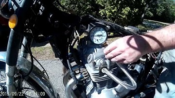 1973 cb350f compression test