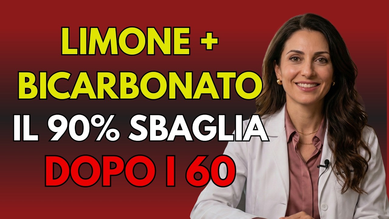 Limone e bicarbonato: L'errore che il 90% degli uomini over 60 commette | Urologa avvisa