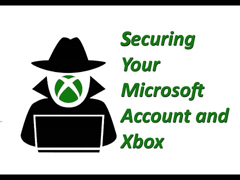 Microsoft खाता और Xbox सुरक्षित करना