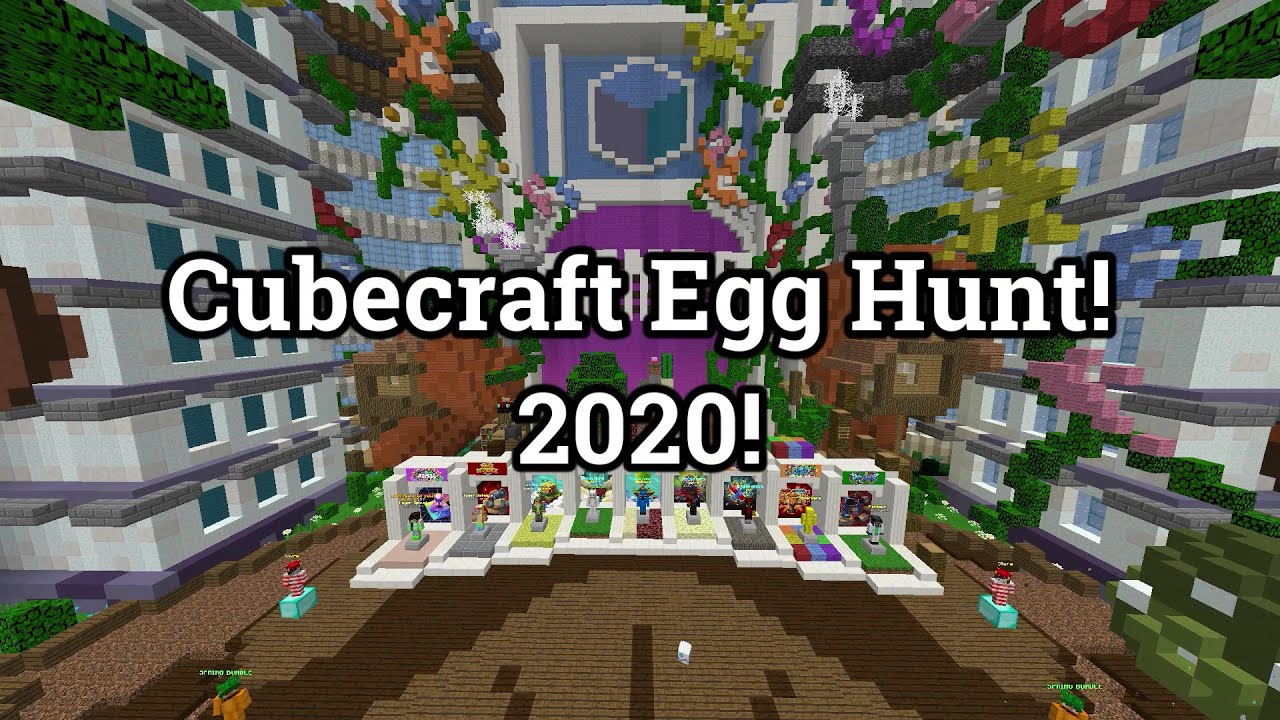 Cubecraft Easter Egg Hunt 2020 All Locations Youtube - roblox egg hunt cubes