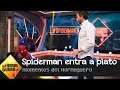 La increíble entrada de Tom Holland como Spiderman a plató  - El Hormiguero 3.0