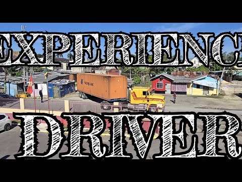 EXPERIENCE DRIVER  PUTTING SEMI THROUGH NARROW ALLY