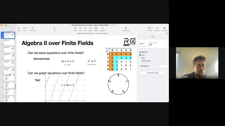Clock Arithmetic 8   Building Field Extensions