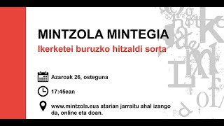 Mintzola mintegia