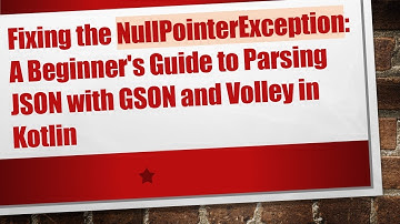 Fixing the NullPointerException: A Beginner