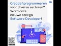Word jij onze nieuwe Software Developer? | Christiaens