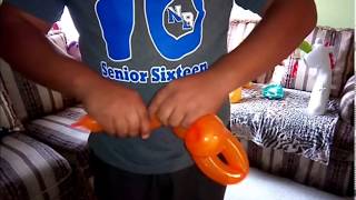 Cómo hacer un pato con globos | how to make a duck balloon twist | globoflexia | balloon twist