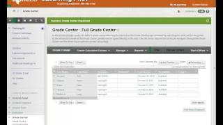 How do I enter grades into the Grade Center?