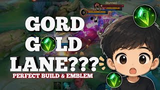 BROKEN DAMAGE🥶NEW META SEASONS 41⁉️ BEST BUILD AND EMBLEM GORD - GAMEPLAY TOP GLOBAL GORD