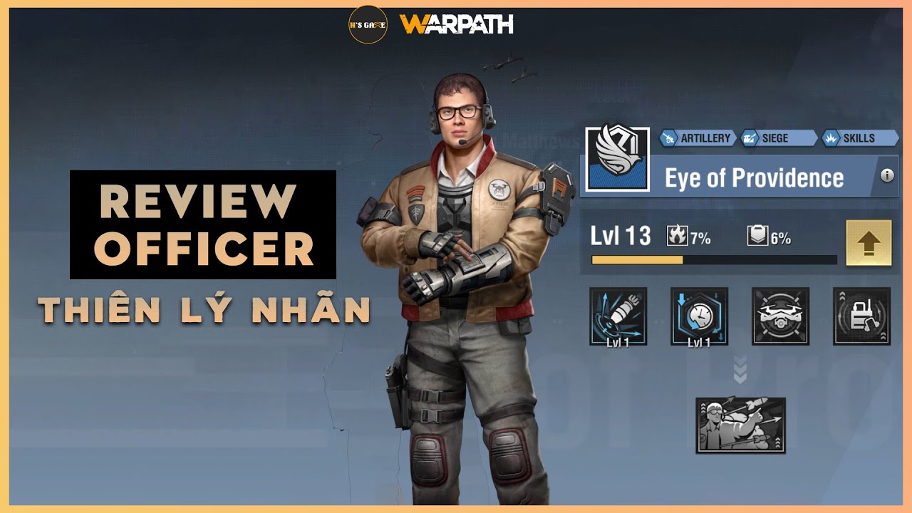 Warpath 6.1 - обзор офицера Eye of Providence