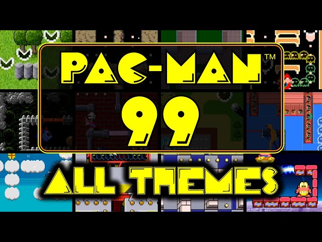 Every PAC-MAN 99 DLC Theme - All 29 Custom Skins For PAC-MAN 99