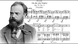 Antonin Dvorak - Gypsy songs - IV. Als die alte Mutter. Piano Accompaniment