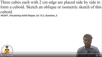 Class 7 NCERT Maths | Ch 13: Visualising Solid Shapes | Ex 13.2 Q3 Solution