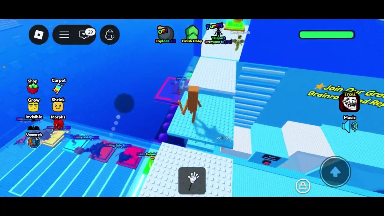 Hi guys Roblox steal and that guy I'm gonna be doing troll but it's me in troll tower. Let’s go. ￼