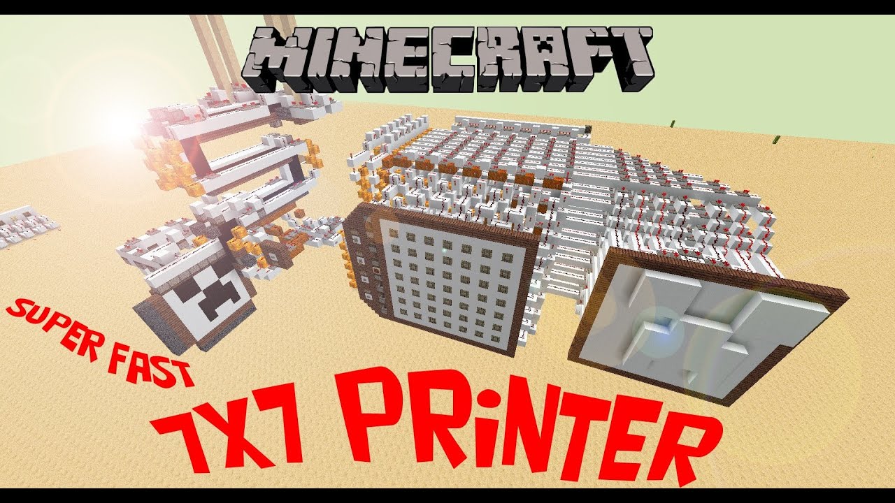 Minecraft - Let's Show '7x7 Printer Super Fast' [Advanced] - German ...