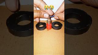 how to work DC motor 😭😭😥#electricmotor #dcmotor #diy #schoolproject #experiment #motor