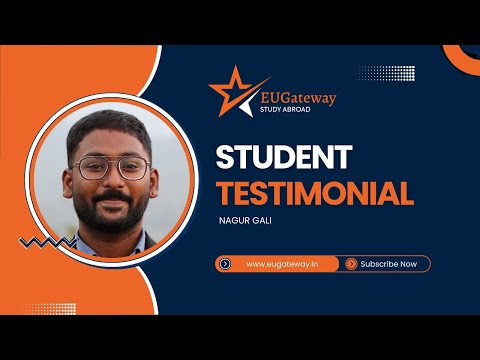 Student Testimonial #Nagur Gali - video from EUGateway