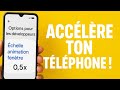 Ce réglage caché rend ton téléphone beaucoup plus rapide