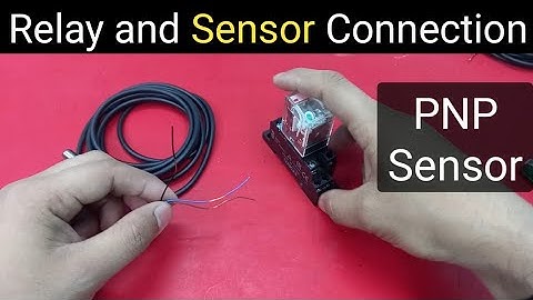 Relay and Proximity Sensor Connection |PNP Sensor and Relay Connection| Learn EEE