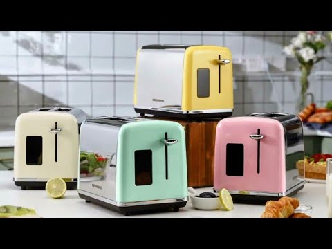 Pink Toaster, REDMOND Toaster 2 Slice with LED Touch Screen 6