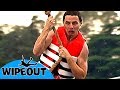 FEAR is written all over his face 😂 | Season 1 Episode 8 | Total Wipeout Official