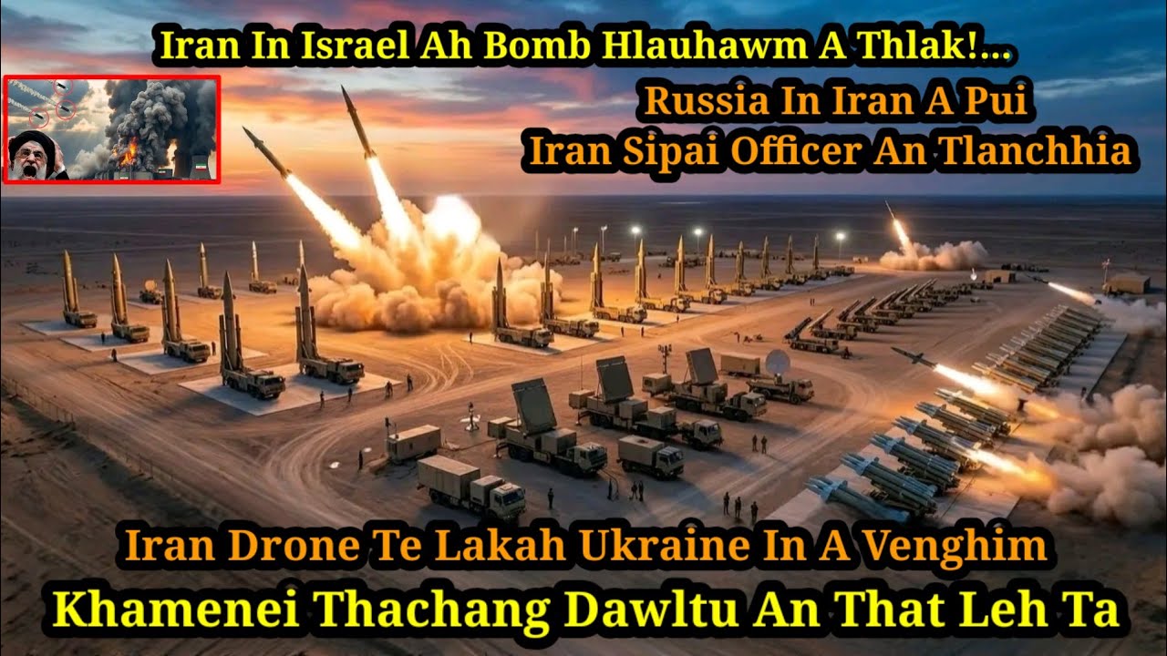 Iran in Bomb hlauhawm a thlak//Russia in Iran a pui//Khamenei Thachhang dawltu an that leh ta