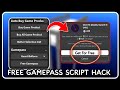 [ FE ] FREE Gamepass Giver Script Hack - ROBLOX SCRIPTS - Unlock All Gamepass in Game