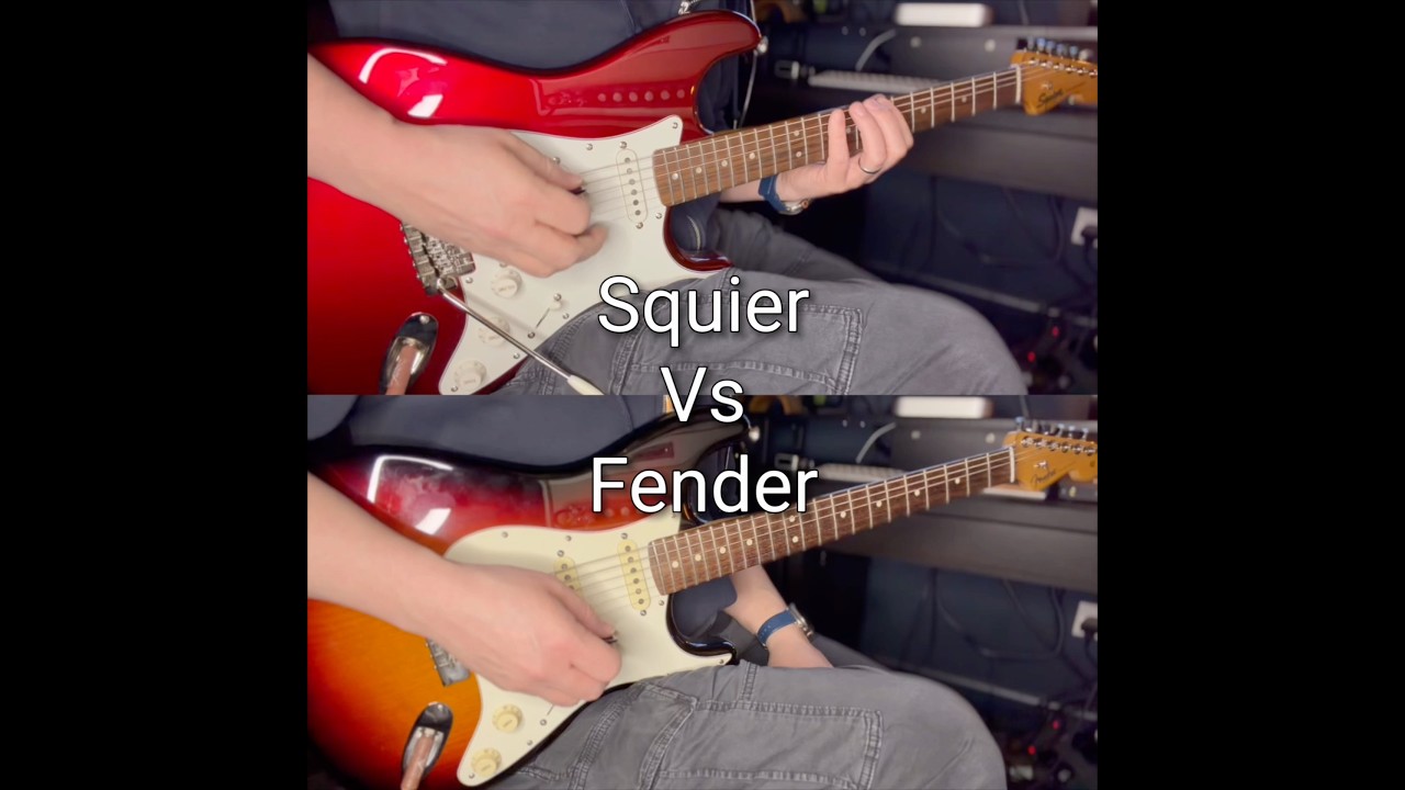 Stratocaster: Squier Vs Fender - YouTube