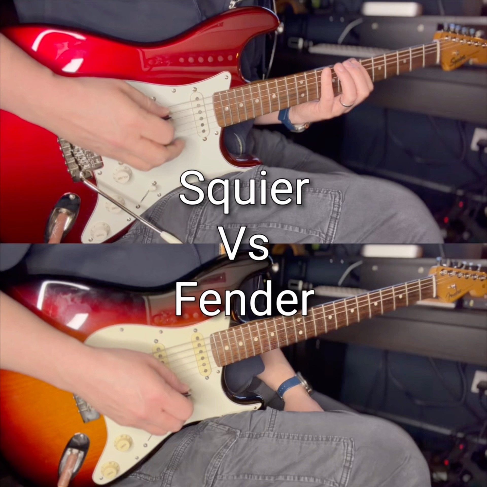 Stratocaster: Squier Vs Fender - YouTube