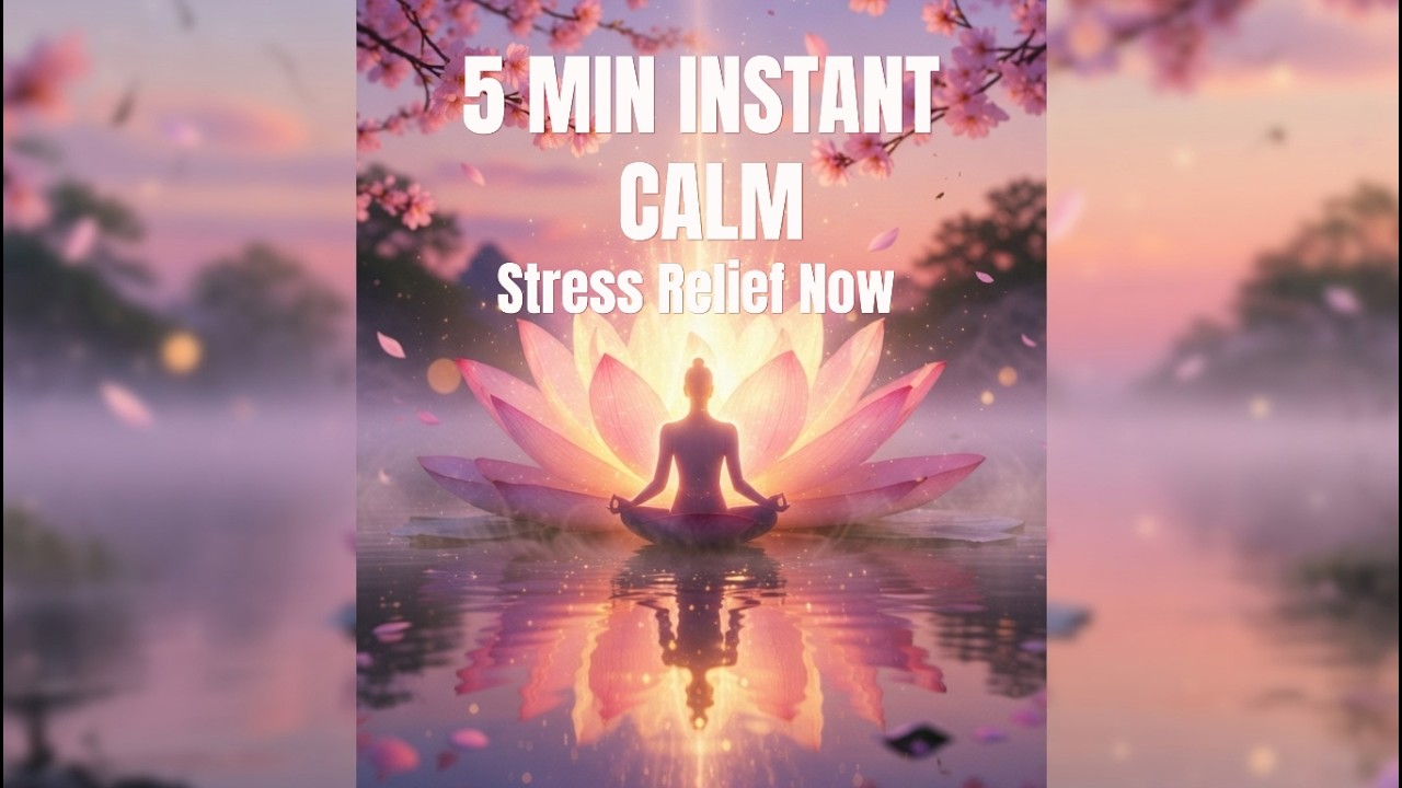 5 Minute Guided Meditation for Instant Stress Relief | Calm Your Mind ...