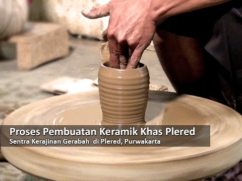  Proses  Pembuatan  Keramik  Khas Plered YouTube