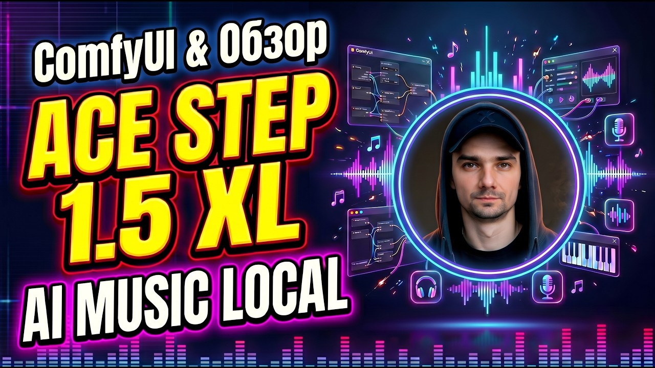 Ace Step 1.5 XL ComfyUI и Обзор - YouTube