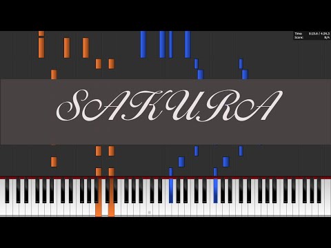 【piano】Sakura (嵐) 採譜してみた (Sakura   ARASHI)