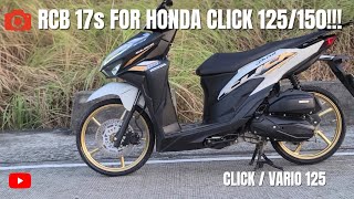 RCB 17s for HONDA CLICK 125/150