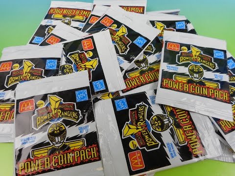 1994 x20 SABAN'S MIGHTY MORPHIN POWER RANGERS McDONALD'S MYSTERY