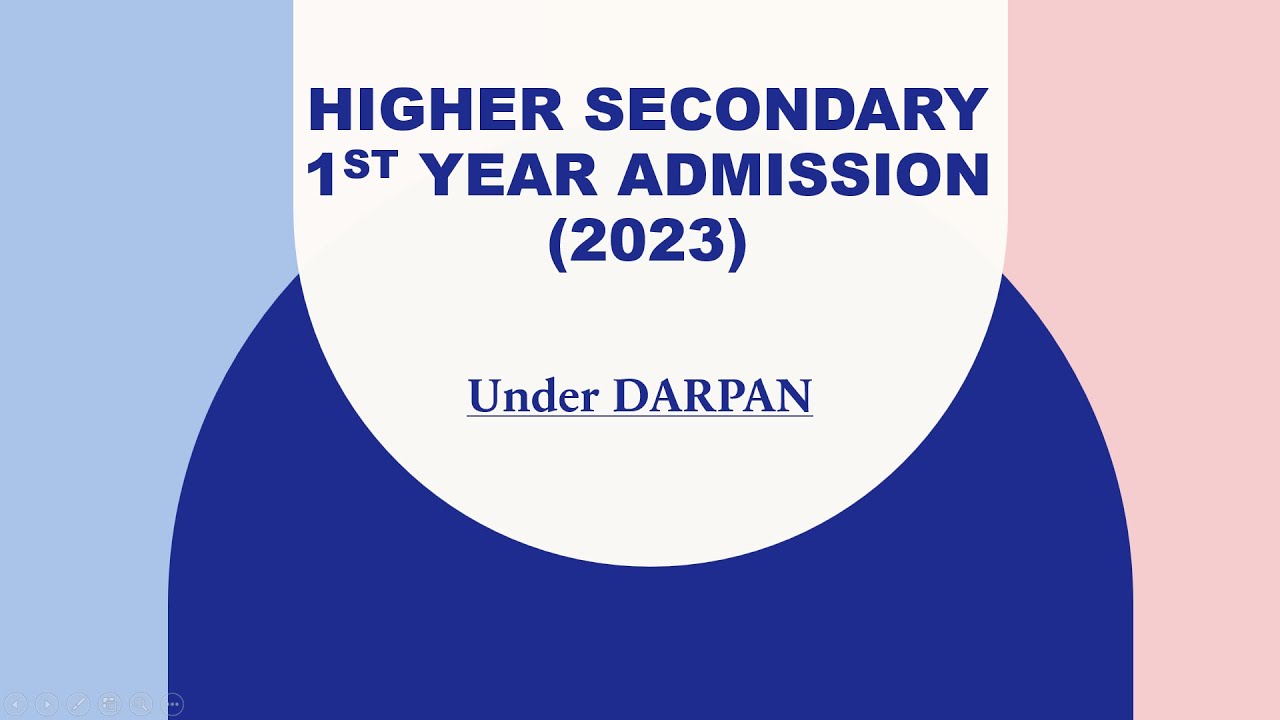 HS 1st Year Admission - 2023 