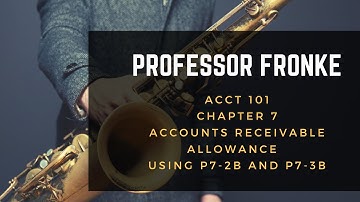 ACCT 101 Ch 7   Accounts Receivable using P7 2B and 7 3B