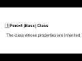 19 Parent (Base) Class