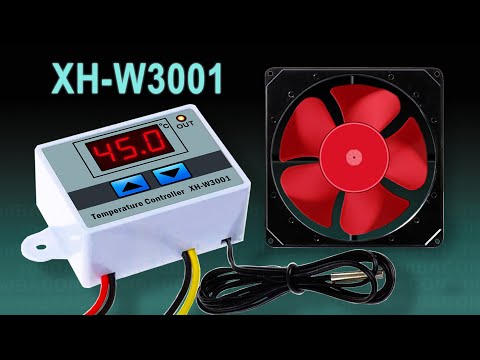 How to Setup XH-W3001 Temperature Controller (Controlling a Fan using Digital Thermostat)