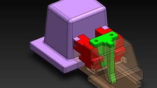Eject Latch Feature By Dog Leg Cam Slider