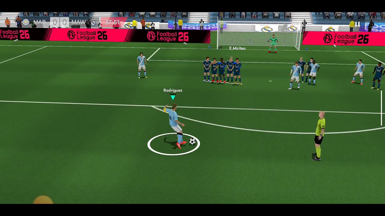 Football League 2026| Best Free Kick Manchester City VS Real Madrid 