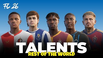 FC 26 | OVER 100 INSANE WONDERKIDS FROM AROUND THE WORLD WITH REAL FACES
