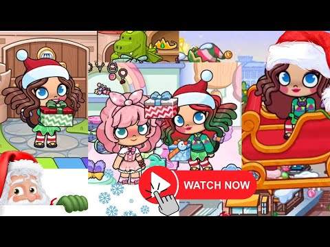 COLLECT ALL CHRISTMAS GIFTS❄️⛄️, ALL SECRETS & WINTER HOLIDAYS HOUSE IDEAS IN AVATAR WORLD! PAZU ⛸️.