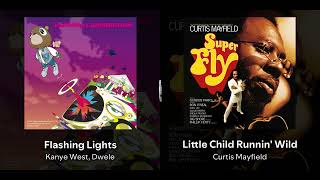Flashing Lights but the beat is the original sample