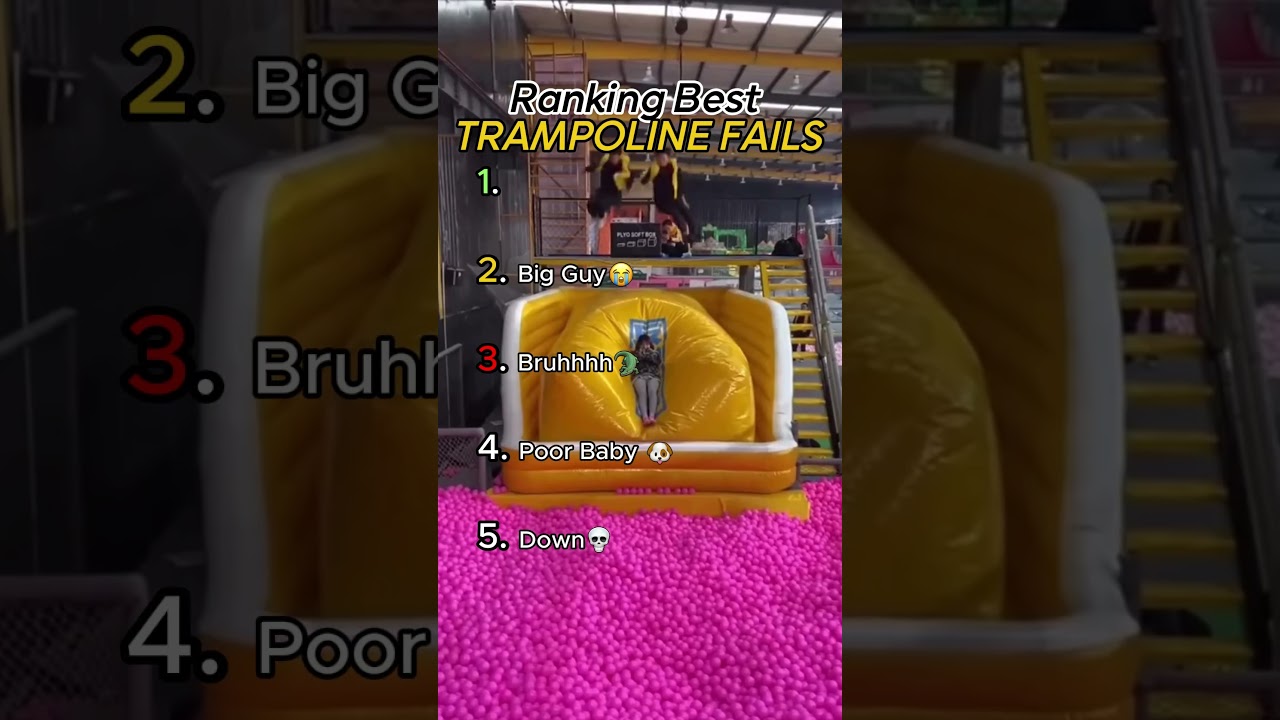 Ranking Best Trampoline Fails Trends!!