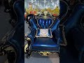 Sapphire Blue Modular Sofa #sofa #sofaset #sofadesign #sofafurniture