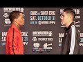 GERVONTA DAVIS & LEO SANTA CRUZ FINALLY COME FACE TO FACE 2 DAYS FROM FIGHT | TANK VS LEO FACE OFF